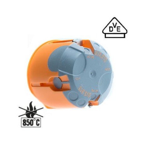 200xAbzweig-Schalterdose - Ø 68 mm - H  61 mm - winddicht